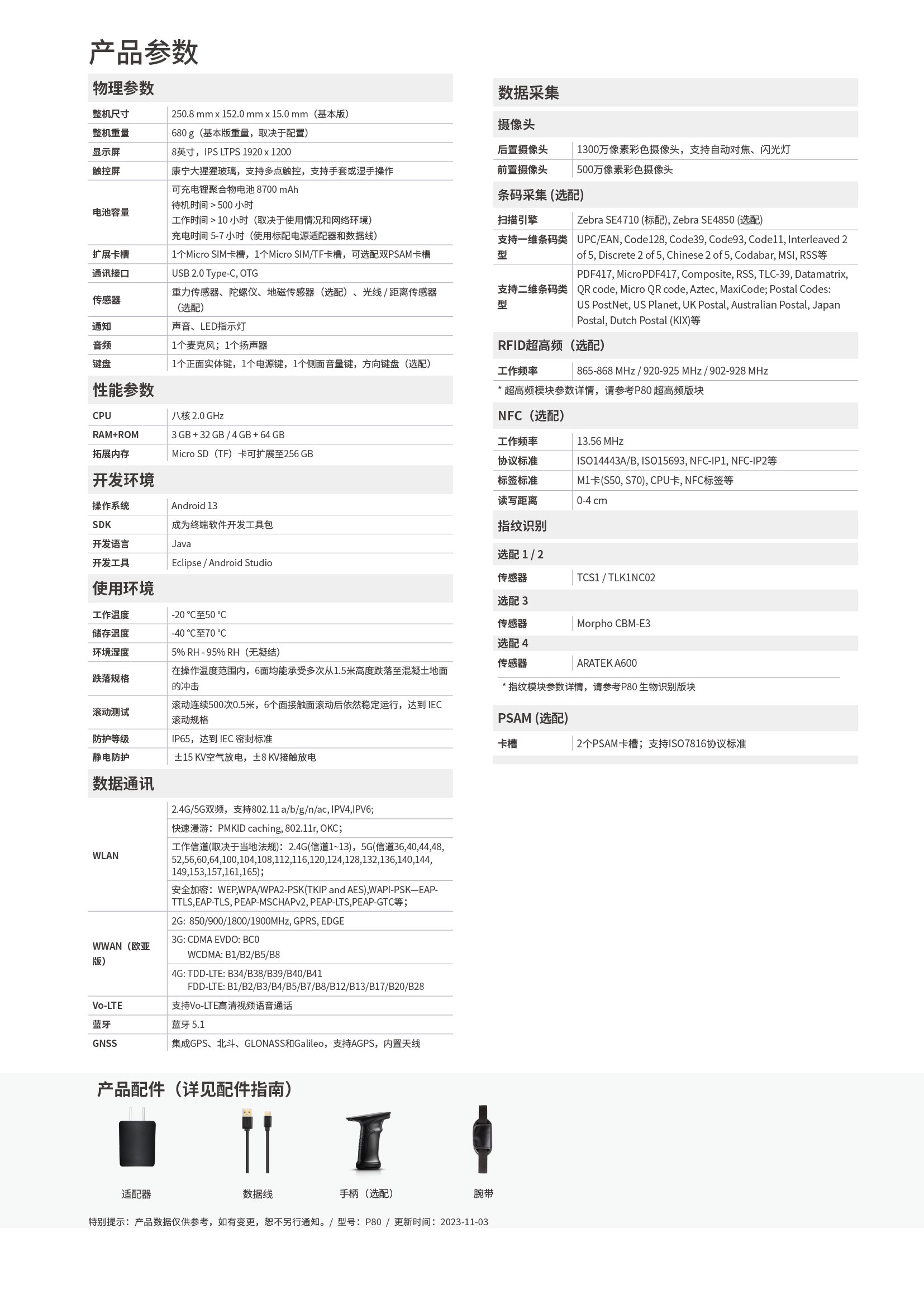 成为 P80 多功能工业平板